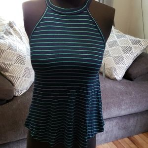Brand New Sz. XS Tank Navy and Kelly green